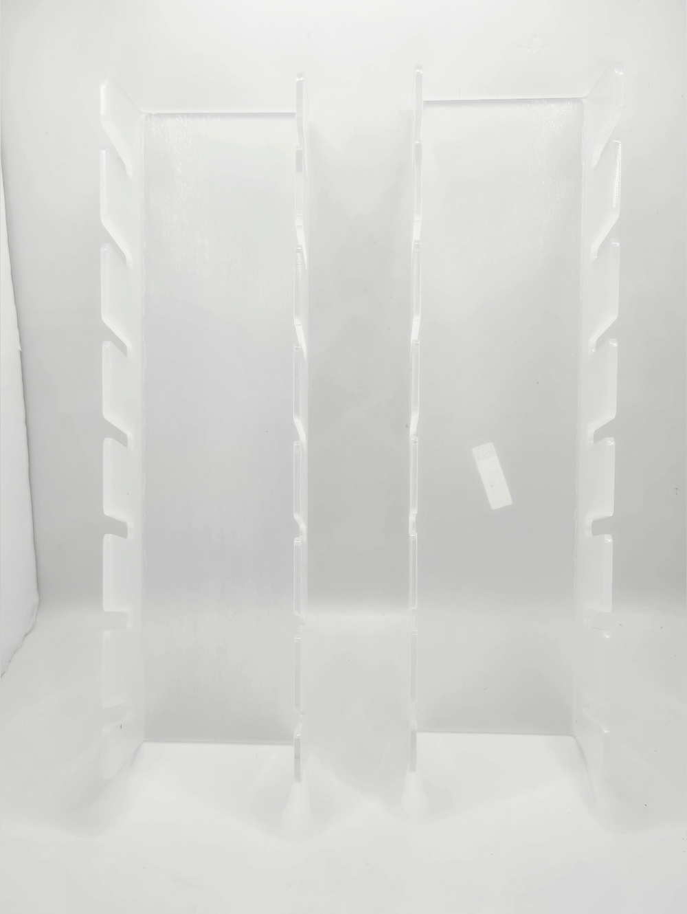 Clear Acrylic Hat Organizer Rack Set of 2 | Baseball Cap Holder Display Stands